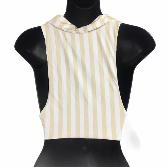 We Wore What Salerno Tie-Front Bikini Top XL - Picture 2 of 6